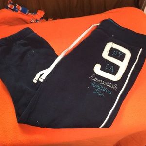 Aeropostale Capri Navy Sweatpants